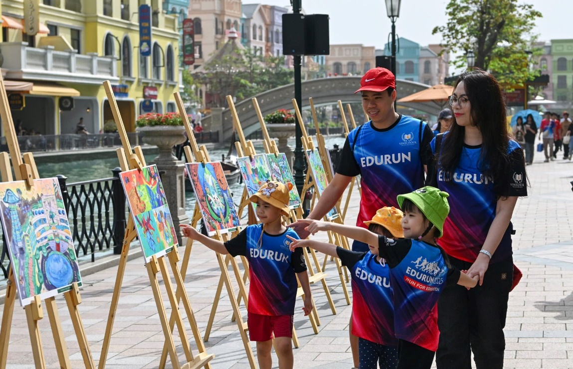 A group of people standing outside AI-generated content may be incorrect.