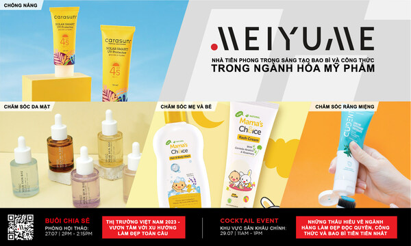 Meiyume trình diễn tại Vietbeauty x Cosmobeauté 2023