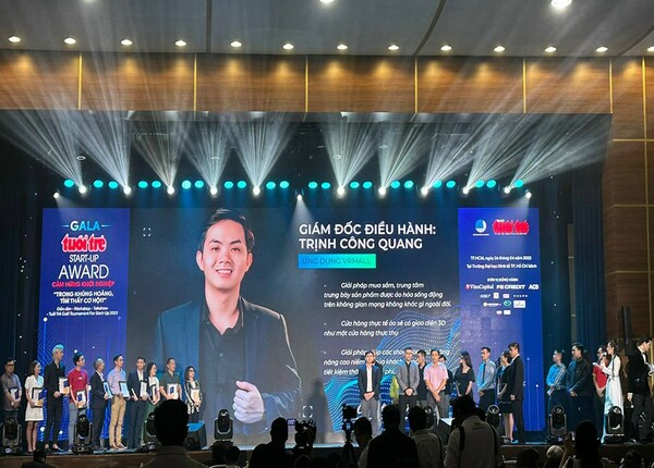 vrMall nằm trong Top dự án tiêu biểu “Tuổi Trẻ Start- up Award 2023”