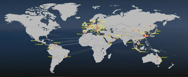 Hyper-ion modules have been exported to nearly 40 countries and regions globally